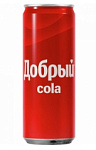 ДОБРЫЙ Газированный напиток 0,33л ж/б Кола