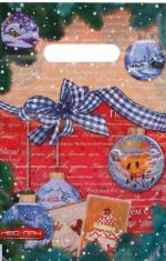 Пакет полиэтиленовый с вырубной ручкой 20х30 Открытка