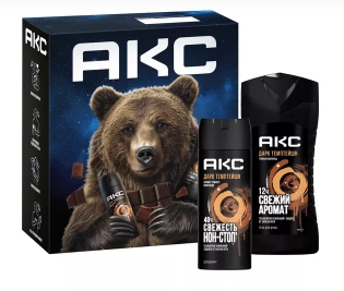 Набор Дарк Темптейшн Гель для душа 250мл+Део-спрей 150мл