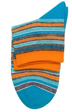 Kids 21P12 Носки в полоску Blu 27-30