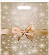 Пакет полиэтиленовый с вырубной ручкой 40х31 Изысканный бант