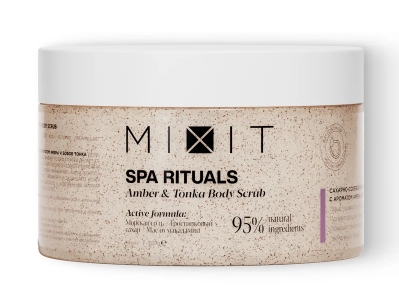 Spa Rituals Скраб для тела 300гр Амбра и бобы тонка