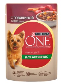 Влажный корм для собак Говядина и картофель 85гр