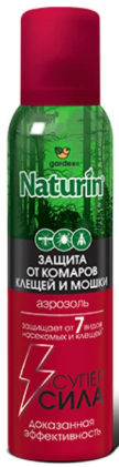 Naturin Аэрозоль от комаров/клещей/мошек 150мл
