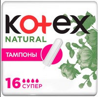 Natural Тампоны Супер 16шт