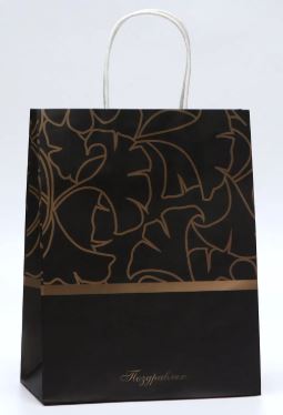 Пакет крафт 27х22х11 Поздравляю