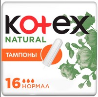 Natural Тампоны Нормал 16шт