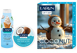 LARUN Подарочный набор Coconut Крем-баттер для тела 250мл+Гель для душа 400мл