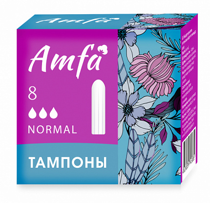 Тампоны без апликатора Normal 8шт