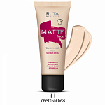 RUTA Тональный крем Matte face 11 светлый беж