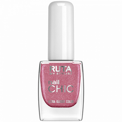 Лак для ногтей Nail Chic 36 розовый металлик