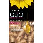 GARNIER OLIA OLIA Крем краска для волос 8.31 Пепельное золото