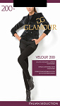 GLAMOUR Колготки Velour 200 nero 2