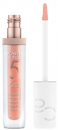 Бальзам для губ Power Full5 balm 20 Pearly Peach CATRICE - 2