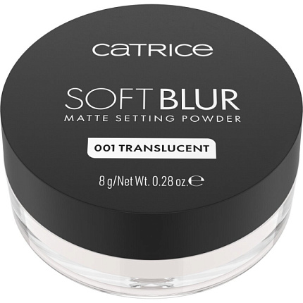 Пудра рассыпчатая матирующая Soft Blur 001