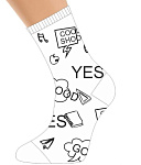 CLEVER С1500 Носки детские школа 20 белые
