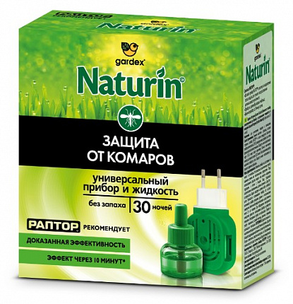 Naturin Прибор+жидкость от комаров 30мл