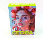 CEDRA Набор Гель для душа Малина-базилик 300мл+Мочалка