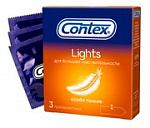 CONTEX Lights Презервативы особотонкие 3шт