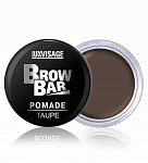 LUX VISAGE Помада для бровей стойкая матовая Brow Bar 2 Taupe