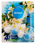 СВЕЖИНКА Освежитель на блистере WC 4в1 парфюмированный 50гр