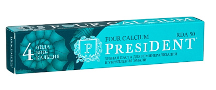 Зубная паста Four Calcium 75гр