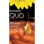 GARNIER OLIA OLIA Крем краска для волос 7.40 Насыщенный рыжий