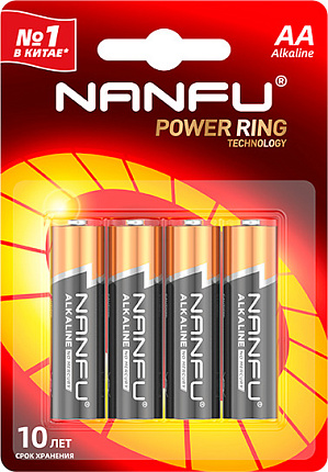 Батарейка алкалиновая AA LR6 4B 4шт