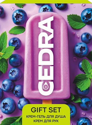 Набор Гель для душа Черника-личи 300мл +Крем для рук 75мл