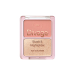 DIVAGE Палетка для лица Blush&Highlight 01