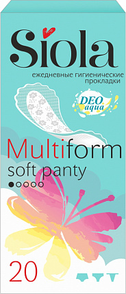 Multiform Прокладки ежедневные Deo 20шт