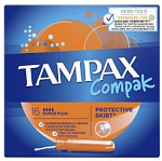TAMPAX Compak Тампоны с аппликатором Super Plus 16шт