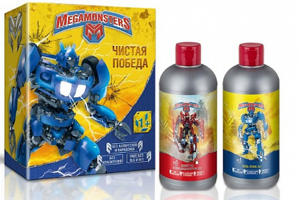 Подарочный набор Чистая победа Шампунь 500мл и гель-пена для ванн 500мл