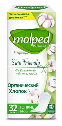 Pure&Soft Прокладки ежедневные 32шт