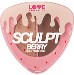 LOVE GENERATION Палетка для контурирования Sculpt Berry 02 BERRY DREAM