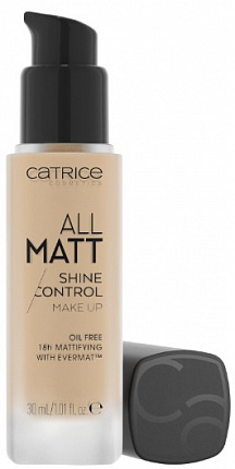 Тональная основа All Matt Shine Control 020 CATRICE - 2