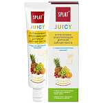 SPLAT Укрепляющая детская зубная паста Juicy со вкусом тутти-фрутти без фтора 35мл