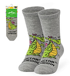 OMSA kids 21P76 Носки Дракоша Grigio Melange 19-22