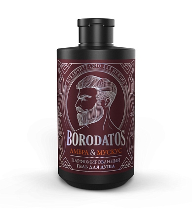 Гель для душа парфюмированный 400мл Амбра и мускус