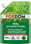FORDOM Гель для мытья посуды в дой паке 1л Зеленый чай