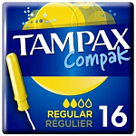 TAMPAX Compak Тампоны 16шт Regular