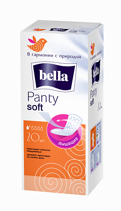 Ежедневные прокладки Panty Soft 20шт