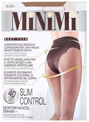 Колготки Slim Control 40 Caramello 4