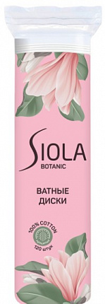 Botanic Ватные диски прошитые 120шт