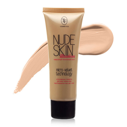 Тональный крем Nude Skin 105 кремово-бежевый