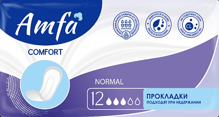 Comfort Прокладки урологические Normal 280мм12шт