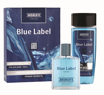Набор Blue Label Гель для душа 250мл+туалетная вода 100мл