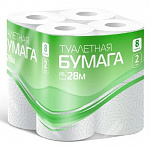 REINA Туалетная бумага 2слойная 8шт 28м