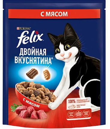 Корм сухой Двойная вкуснятина 200гр