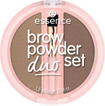 ESSENСE Набор для бровей brow powder duo 01